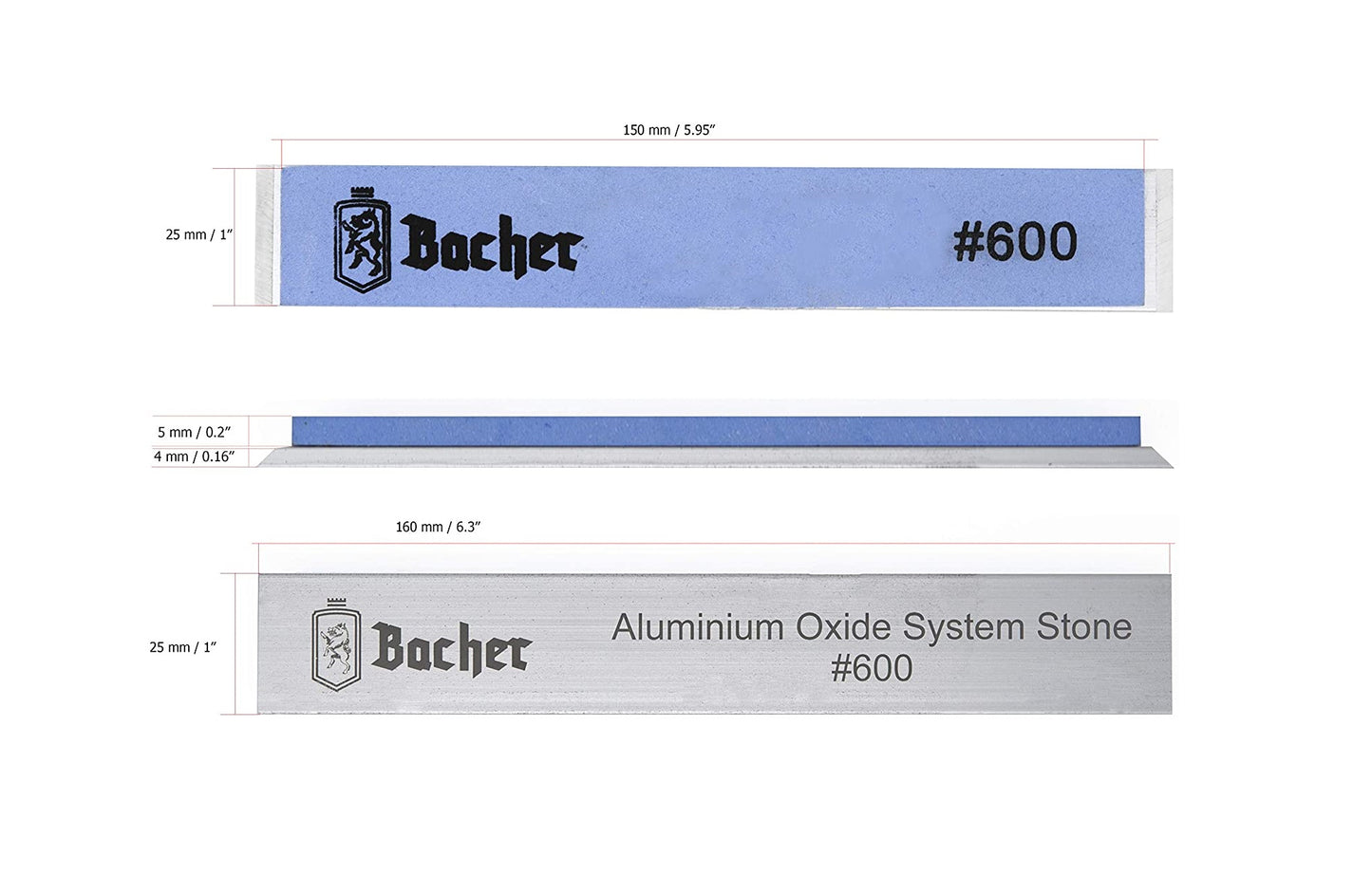 Whetstone with base for knife sharpening systems #600